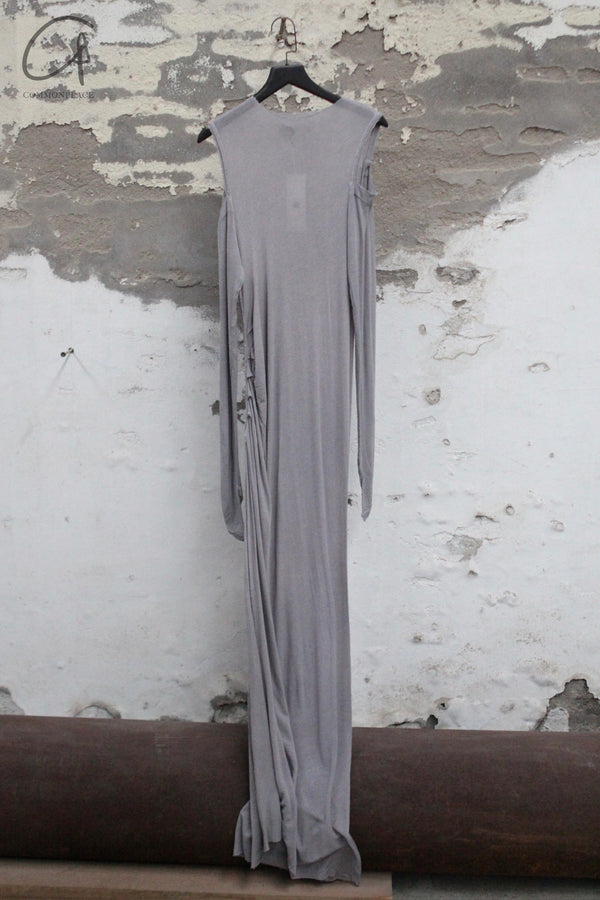 Marc Le Bihan 2842 Collection Off-the-shoulder T-shirt Long-sleeved Dress MLB-2842-H23-24-LIGHT GREY